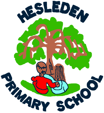 Hesleden Primary School Navy Logo