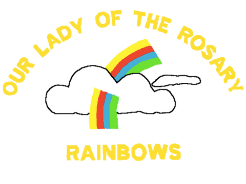 Our Lady Of The Rosary Rainbows Nursery Logo