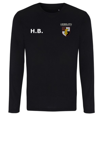 Hebburn Comprehensive School Black Long Sleeve Performance T-Shirt