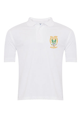 Hill View Academy - Sunderland White Polo