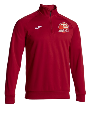 Oxclose Community Academy Red 1/4 Zip Sports Top