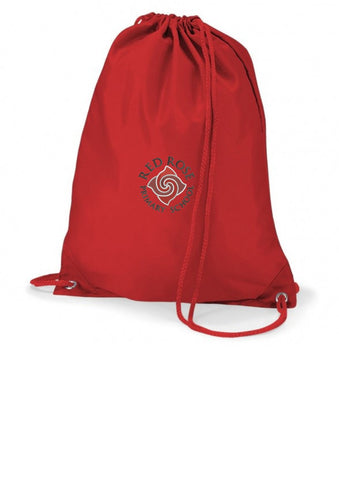 Red Rose Primary School Red Gym Bag