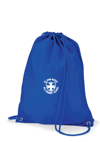 St John Bosco R.C. Primary School Royal Blue Gym Bag