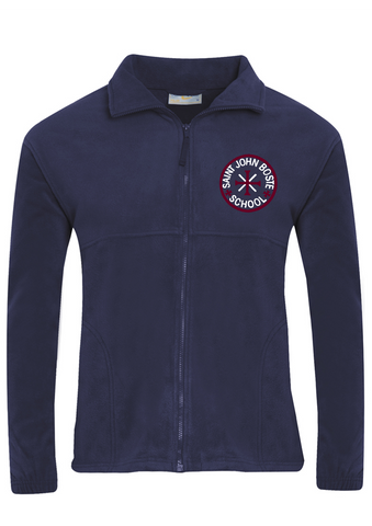 St John Boste R.C. Primary School Navy Fleece Jacket