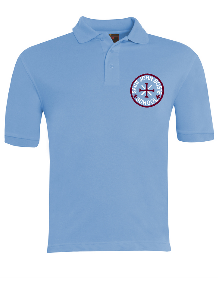 St John Boste R.C. Primary School Sky Blue Polo The School Outfit