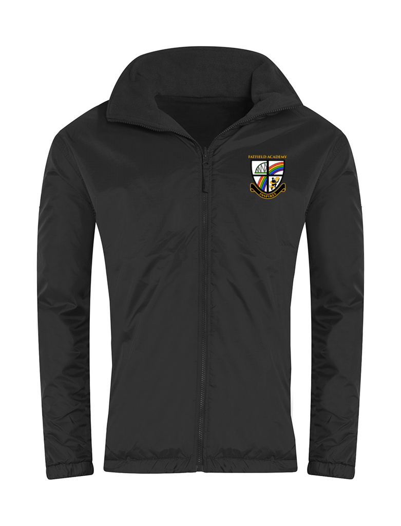 Black showerproof jacket sale