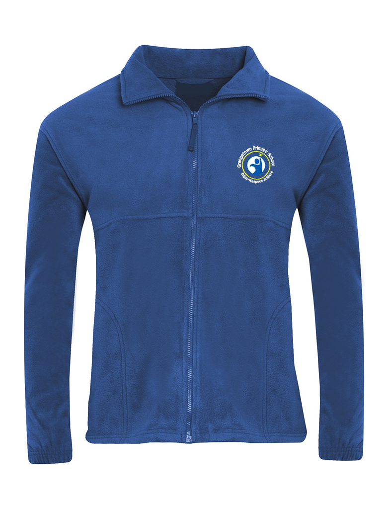 Royal blue polo sales jacket