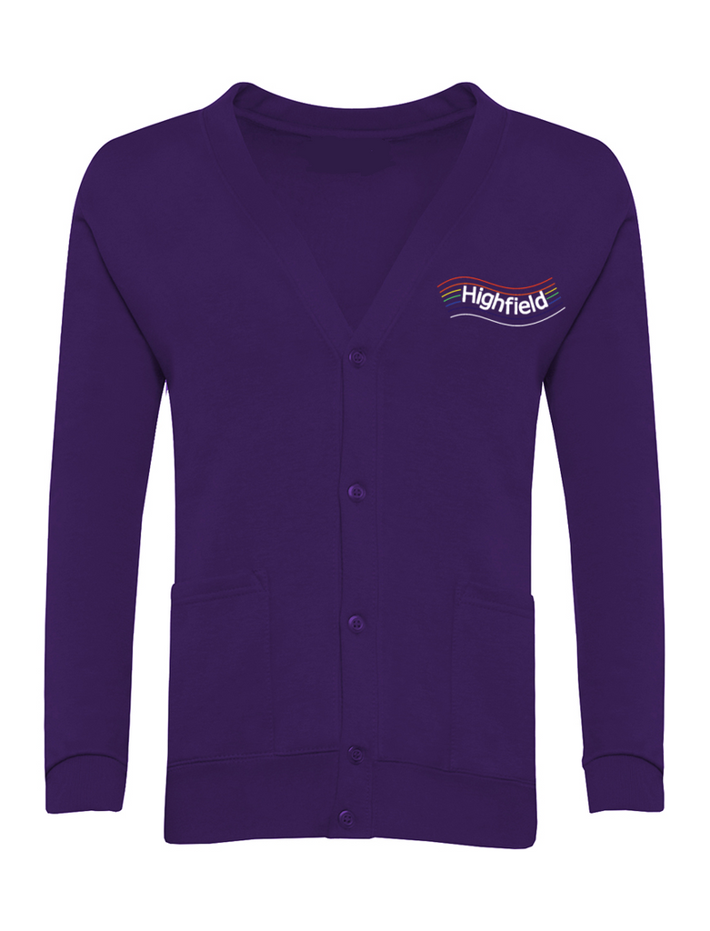 Highfield Academy Sunderland Purple Cardigan Nursery Year 4