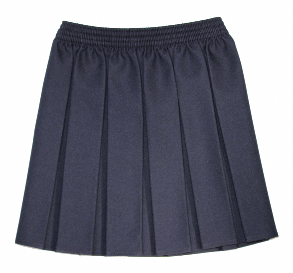 Navy pleated school skirt hotsell elasticated waist