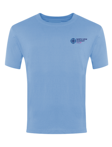 North View Academy Sky Blue P.E. T-Shirt