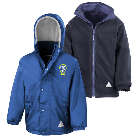 Our Lady Of The Rosary R.C.V.A. Primary School - Peterlee Royal Blue Waterproof Coat