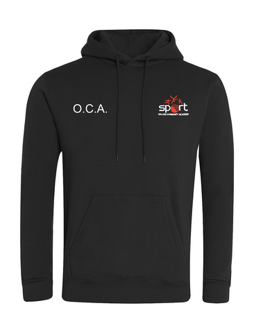 Oxclose Community Academy Black P.E Hoodie with Initials