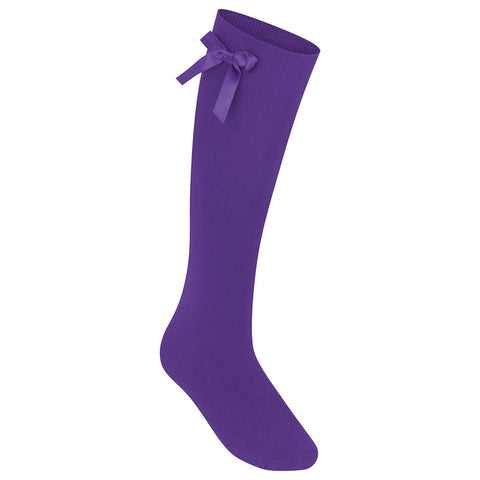 Purple Zeco Knee Length Socks