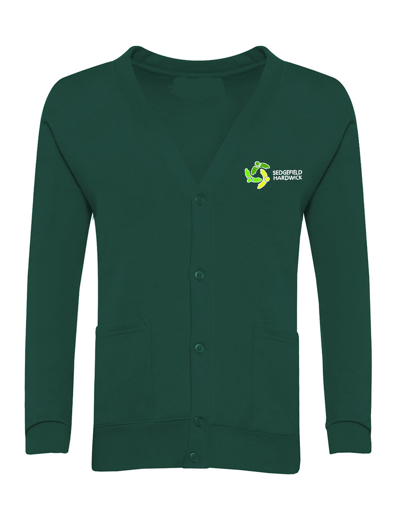 Bottle green cardigan school sale