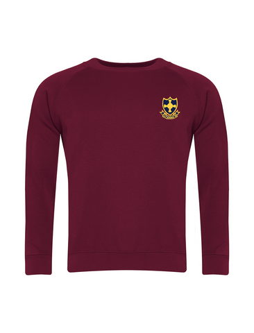 St Anne's R.C. Primary School Burgundy Sweatshirt