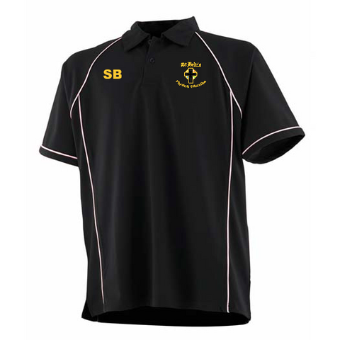 St Bede's Catholic Comprehensive School Black P.E. Polo With Initials