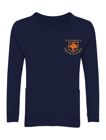 St Cuthberts R.C. Primary School Chester-le-Street Navy Cardigan