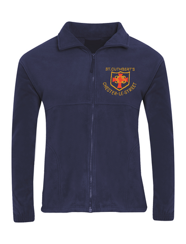 St Cuthberts R.C. Primary School Chester-le-Street Navy Fleece Jacket
