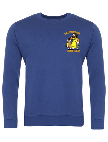 St Joseph's Highfield R.C.V.A. Primary School Royal Blue Sweatshirt