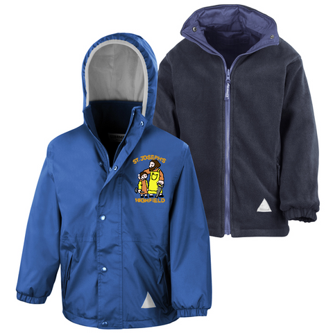 St Joseph's Highfield R.C.V.A. Primary School Royal Blue Waterproof Coat