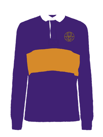 The Venerable Bede Academy Purple/Amber Rugby Top