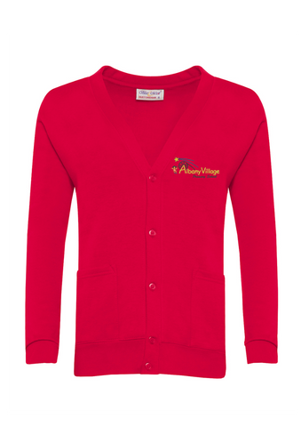 Albany Village Primary School Red Cardigan