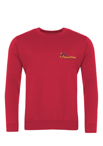 Albany Village Primary School Red Sweatshirt