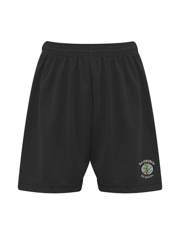 Bamburgh School Black P.E. Shorts