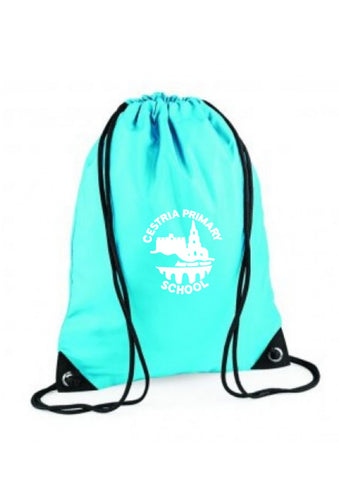 Cestria Primary School Surf Blue Gym Bag