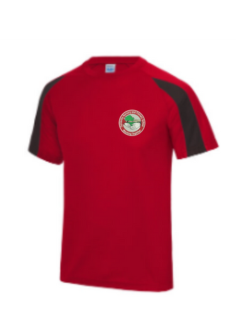 Collierley Nursery & Primary School Red & Black P.E T-Shirt