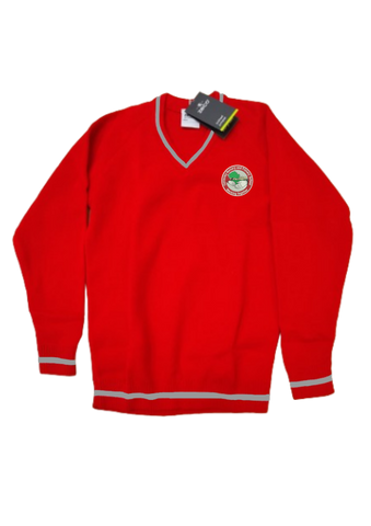 Collierley Nursery & Primary School Red Knitted Jumper