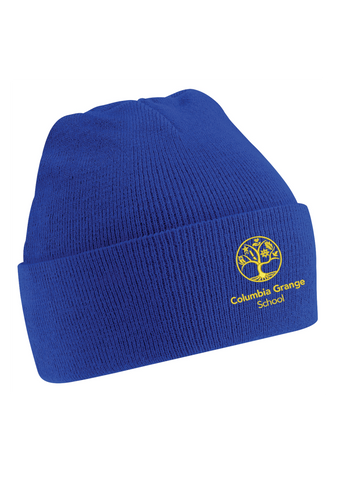 Columbia Grange Primary School Royal Blue Knitted Hat