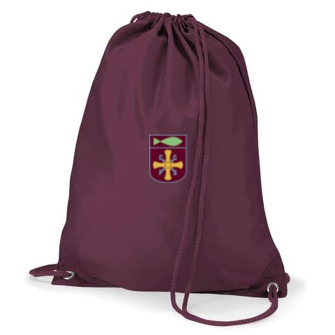 Corpus Christi Catholic Primary School Maroon Gym Bag