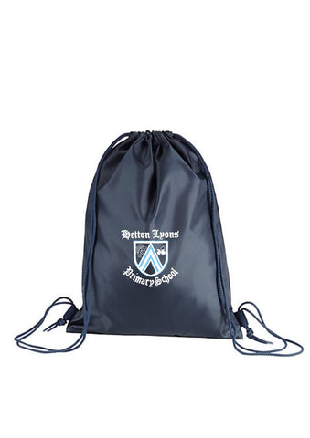 Hetton Lyons Primary School Navy Gym Bag