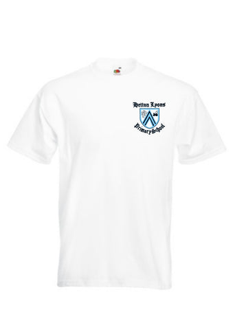 Hetton Lyons Primary School White P.E. T-Shirt