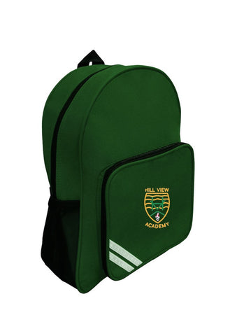 Hill View Academy - Sunderland Bottle Green Infant Backpack