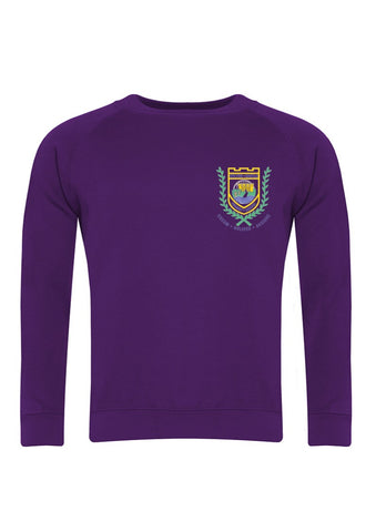 Hylton Castle Primary School Purple Sweatshirt