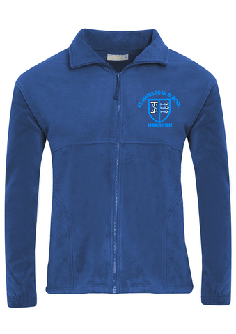 St James R.C.V.A. Primary School Royal Blue Fleece Jacket
