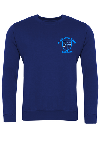 St James R.C.V.A. Primary School Royal Blue Sweatshirt