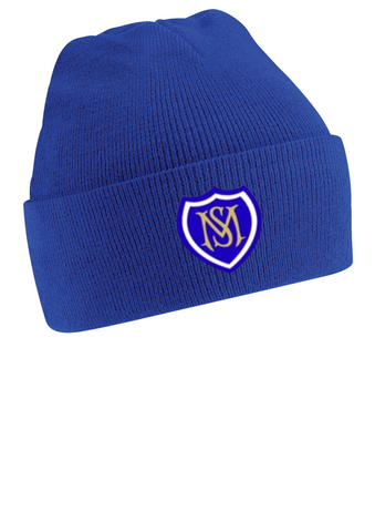 St Mary's Catholic Primary School Royal Blue Knitted Hat