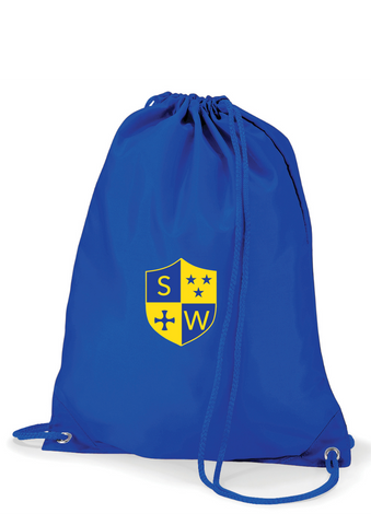 St Wilfrid's R.C. Primary School Royal Blue Gym Bag