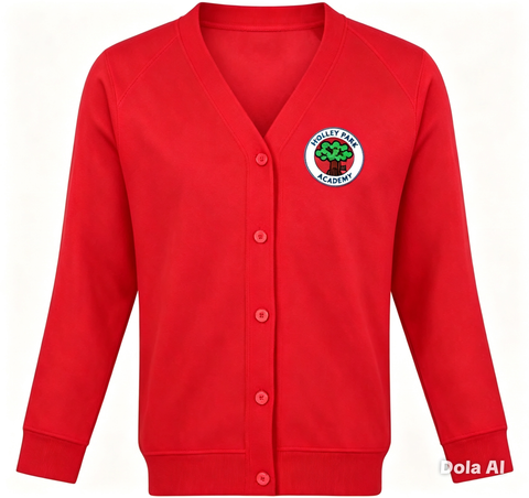 Holley Park Academy Red Cardigan (School Council Only)