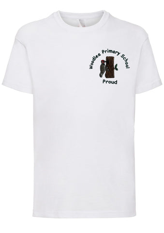 Woodlea Primary School White P.E. T-Shirt