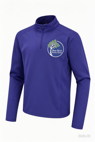 Royal Blue Silver Birch 1/4 Zip