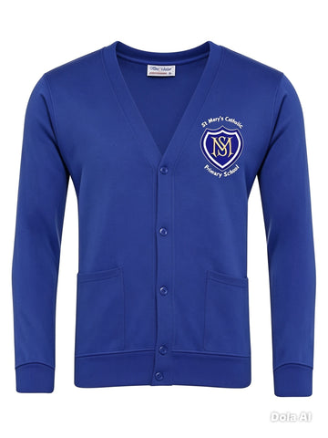 St Mary's Catholic Primary School Royal Blue Cardigan