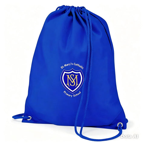 St Mary's Catholic Primary School Royal Blue Gym Bag