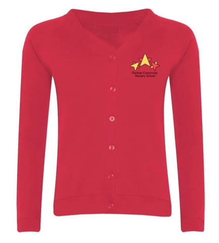 Oxclose Community Nursery School Red Cardigan