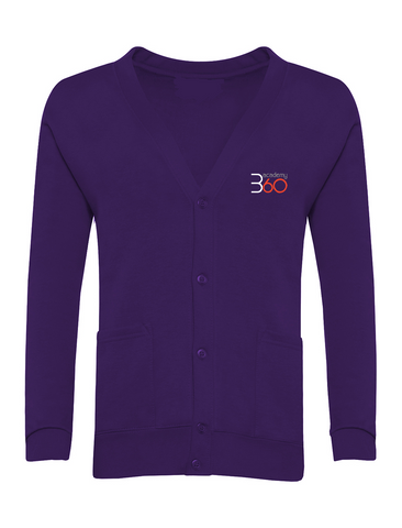 Academy 360 Purple Cardigan