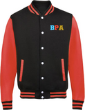 Barbara Priestman Academy Jet Black / Fire Red Sixth Form Varsity Jacket