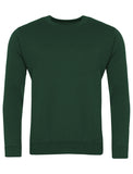 Bottle Green Plain Sweatshirt